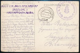 1915 Tábori Posta Képeslap / Field Postcard 'M.kir. Lugosi 8 Nfk. Gyalogezred 3-ik Zászlóalj' - Otros & Sin Clasificación