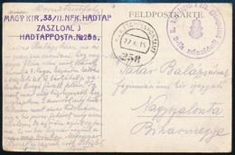 1915 Tábori Posta Képeslap / Field Postcard 'M.kir. Lugosi 8 Nfk. Gyalogezred 3-ik Zászlóalj' - Other & Unclassified