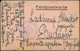 1915 Tábori Posta Levelezőlap / Field Postcard 'K.u.k. Fest. Art. Reg. Freiherr Von Rouvroy No.5. 2. Reserve Bataillon'  - Autres & Non Classés