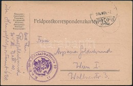 1916 Tábori Posta Levelezőlap / Field Postcard 'K.u.k. 305 Mörserbatterie 10' + 'TP 352' - Sonstige & Ohne Zuordnung