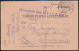 1916 Tábori Posta Levelezőlap / Field Postcard 'Offiziersaspiranten-Schule Des K.u.k. Korps.' - Autres & Non Classés