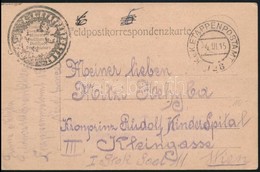 1916 Tábori Posta Levelezőlap / Field Postcard 'K.u.k. ETAPPENPOSTAMT 128' - Sonstige & Ohne Zuordnung