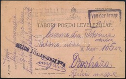 1917 Tábori Posta Levelezőlap / Field Postcard 'Pferdespital Des K.u.k. Rayonskommando Südtirol' + 'K.u.k. Rayonskommand - Sonstige & Ohne Zuordnung