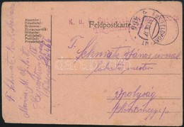 1917 Tábori Posta Levelezőlap / Field Postcard 'K.u.k. Subabschnittskommando Tagliamento' + 'FP 466 B' - Sonstige & Ohne Zuordnung