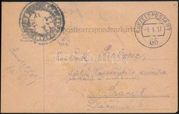 1917 Tábori Posta Levelezőlap / Field Postcard 'K.u.k. FELDPOSTAMT 66' - Autres & Non Classés