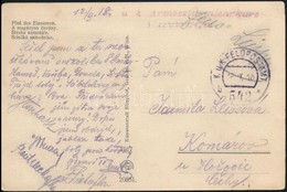 1918 Tábori Posta Képeslap / Field Postcard 'K.u.k. Armeesturm...' + 'FP 542 B' - Autres & Non Classés