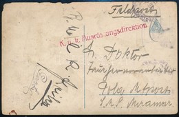 ~1916 Tábori Posta Képeslap Az S.M.S. Miramar Hajóra Küldve / Field Postcard Sent To The S.M.S. Miramar Ship 'K.u.k. Aus - Other & Unclassified