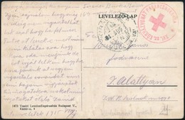 1915 Tábori Posta Képeslap / Field Postcard 'XVI. Sz. KÓRHÁZVONAT PARANCSNOKSÁGA' - Otros & Sin Clasificación