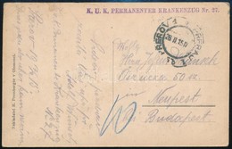 1915 Tábori Posta Képeslap / Field Postcard 'K.U.K. PERMANENTER KRANKENZUG Nr.27.' - Sonstige & Ohne Zuordnung