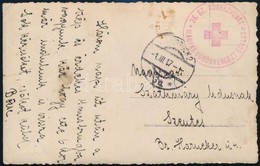1917 Tábori Posta Képeslap / Field Postcard '36. SZ. KÓRHÁZVONAT MAGYAR VÖRÖSKERESZT EGYLET' - Other & Unclassified