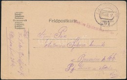 1917 Tábori Posta Levelezőlap / Field Postcard 'Mobiles Epidemiespital Nr.7.' + 'EP 264' - Other & Unclassified
