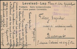 1918 Tábori Posta Képeslap / Field Postcard 'VÖRÖSKERESZT HADIKÓRHÁZ Tátraszéplak' - Otros & Sin Clasificación