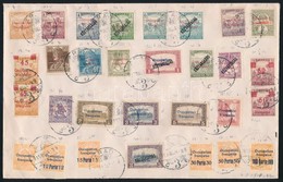 1919 30 Klf Arad Bélyeg Levélen Budapestre 'MAGYARPÉCSKA' (bélyegérték 15.000) Bodor Vizsgálójellel - Andere & Zonder Classificatie