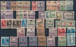 ** * O Baranya I. 1919 48 Db Bélyeg, Közte Felülnyomásbéli Eltérések, Lemezhibák Stb. / 48 Stamps With Plate Varieties.  - Sonstige & Ohne Zuordnung