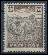 * Debrecen I. 1919 Magyar Posta 20f Nagyon Halvány Felülnyomással / Mi 68 With Light Overprint. Signed: Bodor - Otros & Sin Clasificación