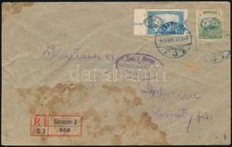 1919 Debrecen Helyi Ajánlott Levél Cenzúrázva / Local Registered Cover With Censorship. Signed: Bodor (foltos / Spotted) - Otros & Sin Clasificación