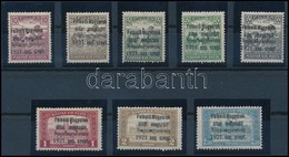 ** * Nyugat-Magyarország I. 1921 8 Klf érték 3-as Lyukasztással (**82.300) / 8 Different Stamp With 3 Hole Punching. Sig - Sonstige & Ohne Zuordnung