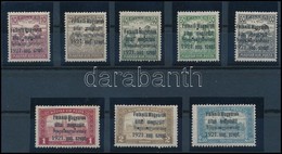 ** * Nyugat-Magyarország I. 1921 8 Klf érték 3-as Lyukasztással (**82.300) / 8 Different Stamp With 3 Hole Punching. Sig - Autres & Non Classés