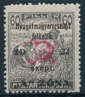 ** Nyugat-Magyarország II. 1921 Arató 60f (19.000) / Mi 17 Signed: Bodor - Altri & Non Classificati