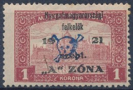 * Nyugat-Magyarország II. 1921 Parlament 1K / Mi 18 Signed: Bodor - Autres & Non Classés