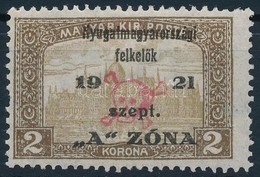 * Nyugat-Magyarország II. 1921 Parlament 2K (40.000) / Mi 19 Signed: Bodor - Altri & Non Classificati