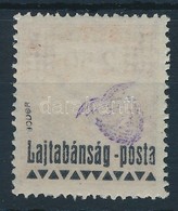 ** Nyugat-Magyarország III. 1921 Arató 2,50K/5f A Felülnyomás A Gumis Oldalra Került / Mi 31 With Overprint Error. Signe - Andere & Zonder Classificatie