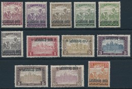 ** Nyugat-Magyarország III. 1921 12 Klf Bélyeg (9.300) / 12 Different Stamps. Signed: Bodor - Autres & Non Classés