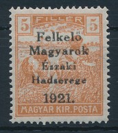 ** Nyugat-Magyarország V. 1921 Arató 5f (18.000) / Mi 43 Signed: Bodor - Andere & Zonder Classificatie