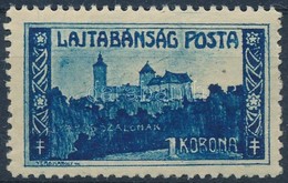 ** Nyugat-Magyarország VII 1921 1K Kék Színpróba / Mi 74 Proof In Blue Colour. Signed: Bodor - Sonstige & Ohne Zuordnung