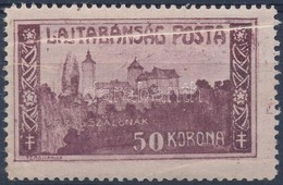 * Nyugat-Magyarország VII. 1921 50K Papírránccal / Mi 78 With Paper Crease. Signed: Bodor - Autres & Non Classés