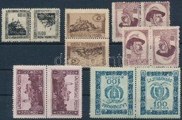 ** (*) Nyugat-Magyarország VII. 1921 6 Db Fordított állású Pár / Mi 73, 76, 77, 78, 79  Inverted Pairs, Signed: Bodor - Sonstige & Ohne Zuordnung