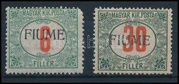 * 1918 Portó 6f és 30f (39.500) / Mi P7 + P12 Signed: Bodor - Other & Unclassified