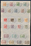 1918 24 Klf Bélyeg Papírlapon (min 14.700) / 24 Different Stamps On Paper. Signed: Bodor - Autres & Non Classés