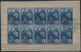 O 1942 Vöröskereszt (I.) Kisív Sor (20.000) / Mi 691-694 Mini Sheets - Sonstige & Ohne Zuordnung