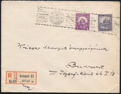 1926 Ajánlott Levél 'EURÓPA Úszó Bajnokság / Császárfürdő' Alkalmi Bélyegzéssel / Registered Cover With Swimming Champio - Other & Unclassified