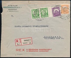 1928 Helyi Ajánlott Levél 23f Bérmentesítéssel / Local Registered Cover With 23f Franking - Sonstige & Ohne Zuordnung