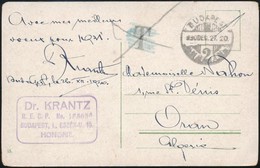 1930 Képeslap Budapestről Algériába Téves, érvénytelenített Portózással. Ritka Desztináció! / Postcard From Budapest To  - Altri & Non Classificati