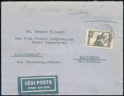 1932 Légi Levél Hollywoodba / Airmail Cover To Hollywood - Autres & Non Classés