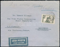 1932 Légi Levél Hollywoodba / Airmail Cover To Hollywood - Sonstige & Ohne Zuordnung