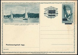 1935 Postaszolgálati ügy Képes Levelezőlap, Használatlan / Unused Postcard With Overprint - Autres & Non Classés
