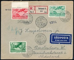 1936 Ajánlott Légi Levél Amszterdamba / Registered Airmail Cover To Amsterdam - Autres & Non Classés