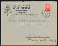 1939 Levél 'M.KIR.POSTA 323' Szükségbélyegzéssel / Cover With Auxiliary Postmark - Sonstige & Ohne Zuordnung