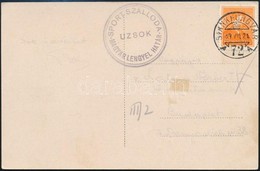 1939 Képeslap SIANKI-UNGVÁR Vasúti Bélyegzéssel, Ritka! / Postcard With Railway Cancellation - Sonstige & Ohne Zuordnung