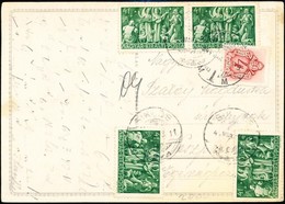 1944 Képeslap 4f Portóval / Postcard With 4f Postage Due - Sonstige & Ohne Zuordnung