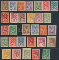 ** Nagyvárad II. 1945 Teljes Sor, Fogazott és Vágott (25.000) / Perforated And Imperforate Sets. Signed: Bodor - Other & Unclassified