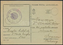 ~1942 Tábori Posta Levelezőlap / Field Postcard 'M.KIR. 813 PÁLYAUDVAR PARANCSNOKSÁG' - Otros & Sin Clasificación