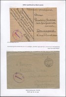 1942 Repülőszárnyból Készült Cenzúrázott Levelezőlap Tábori Posta Borítékban Elküldve, érdekes Szöveggel / Field Postcar - Other & Unclassified