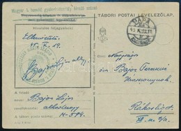 1945 Tábori Posta Levelezőlap / Field Postcard 'Magyar 1. Honvéd Gyaloghadosztály Híradó Század' + 'PÁPA' - Other & Unclassified