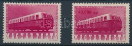 ** 1946 Vasútjubileum 40.000 Ap értékszám Nélkül. Ritka Tévnyomat Luxus Minőségben! / Mi 946 40.000 Ap Omitted. Very Rar - Other & Unclassified