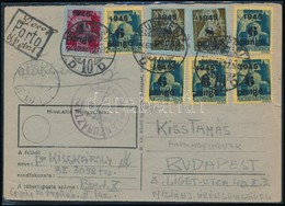 1946 (9. Díjszabás) Budapest Helyi Levelezőlap Portózva, Készpénzes Bérmentesítéssel Gyűjtő Fogházba / Budapest Local Po - Other & Unclassified